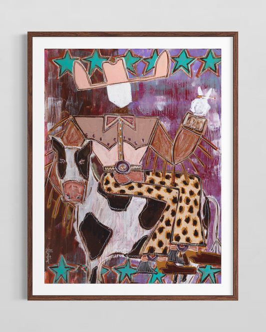 Smokin’ Joe & Milky the Cow - Fine Art Print