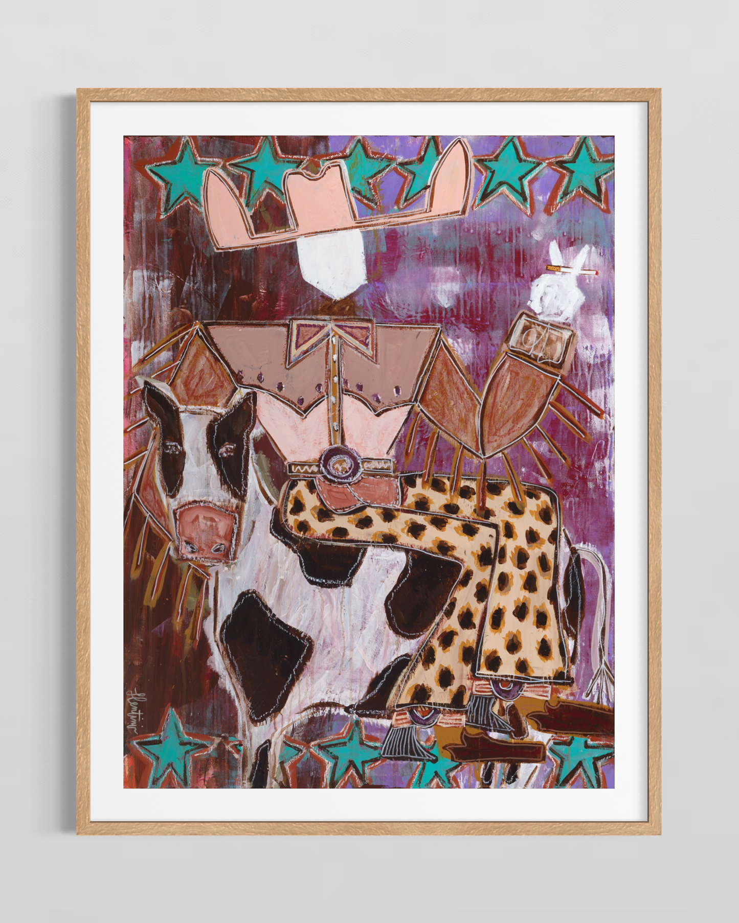 Smokin’ Joe & Milky the Cow - Fine Art Print