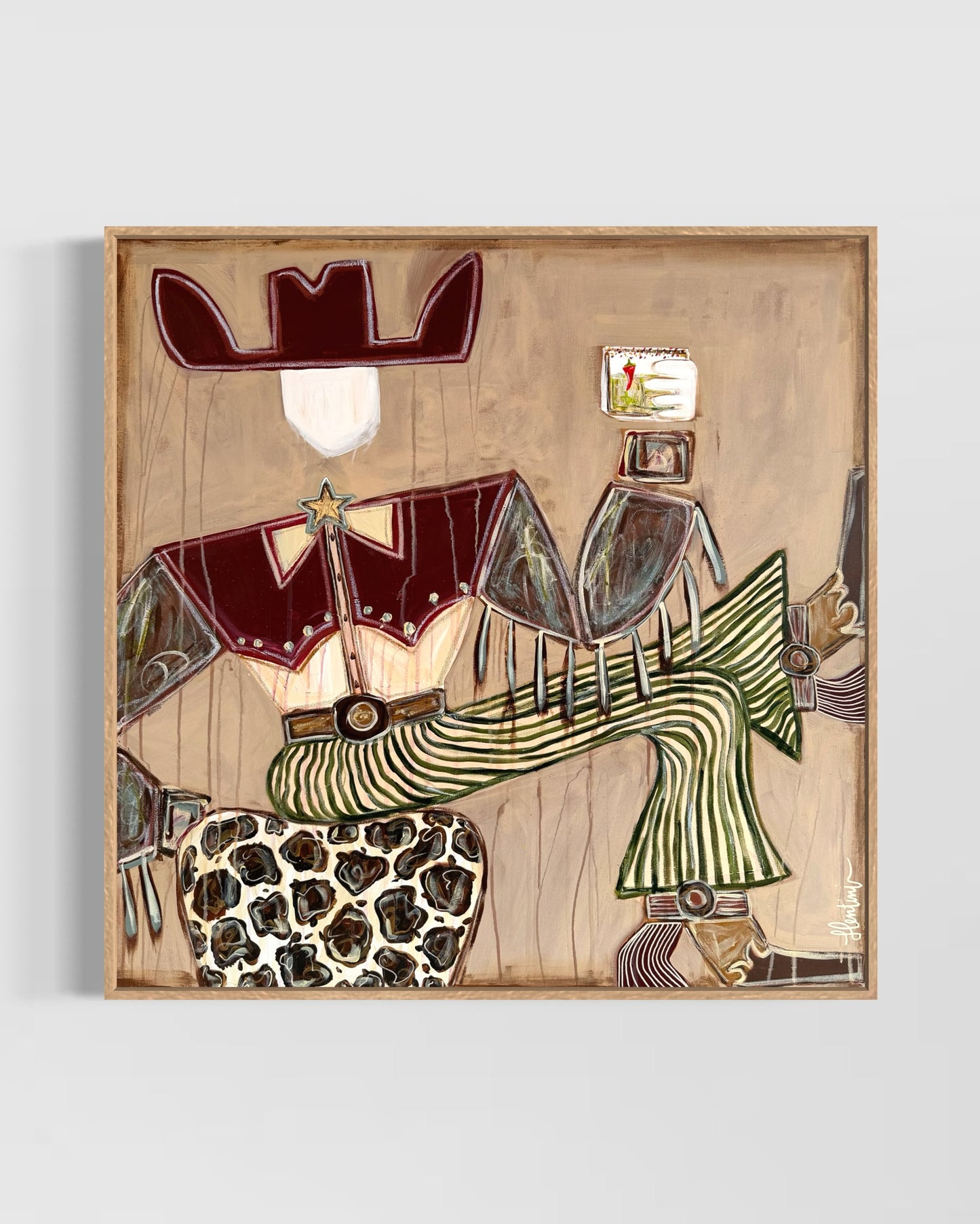 Sir Roscoe Wheeler - Framed Canvas Print