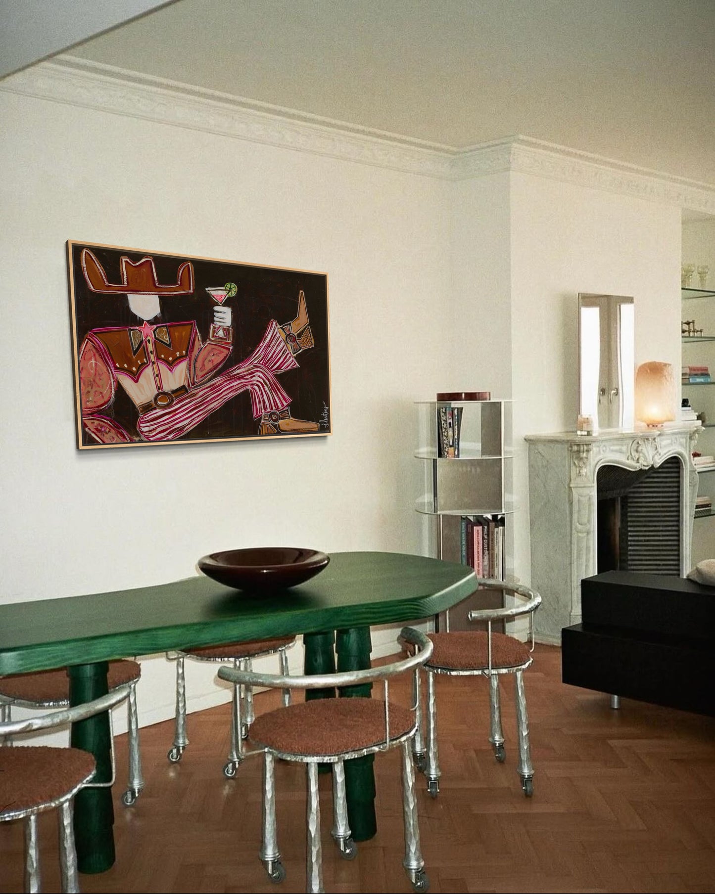 James Parker - Framed Canvas Print