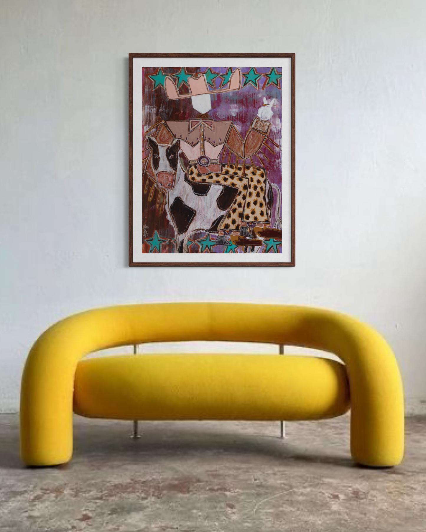 Smokin’ Joe & Milky the Cow - Fine Art Print