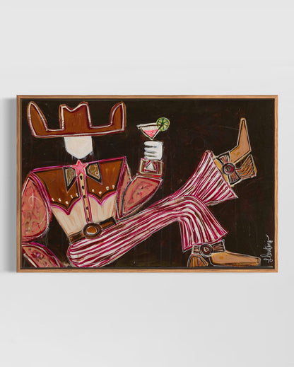 James Parker - Framed Canvas Print