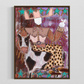 Smokin’ Joe & Milky the Cow - Framed Canvas Print