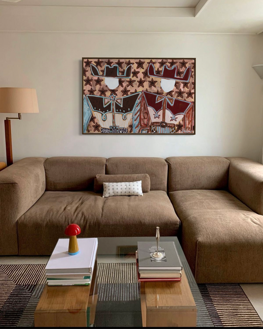 Ron & Don - Framed Canvas Print